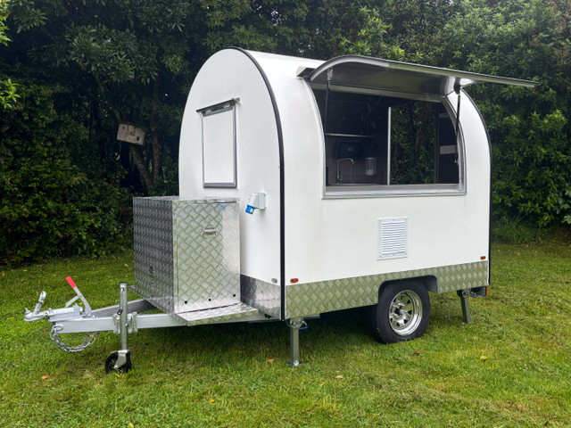 Outside View - Food Trailer For Sale Tauranga