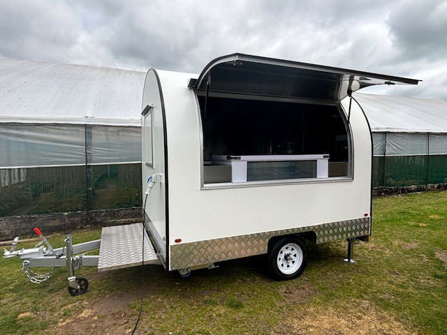 Outside View - Food Trailer For Sale Tauranga